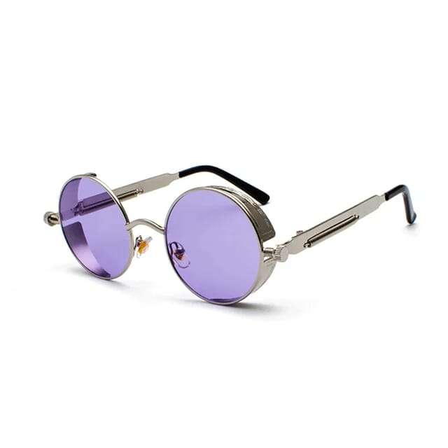 Gafas De Sol Steampunk Redondas + Estuche 🔥