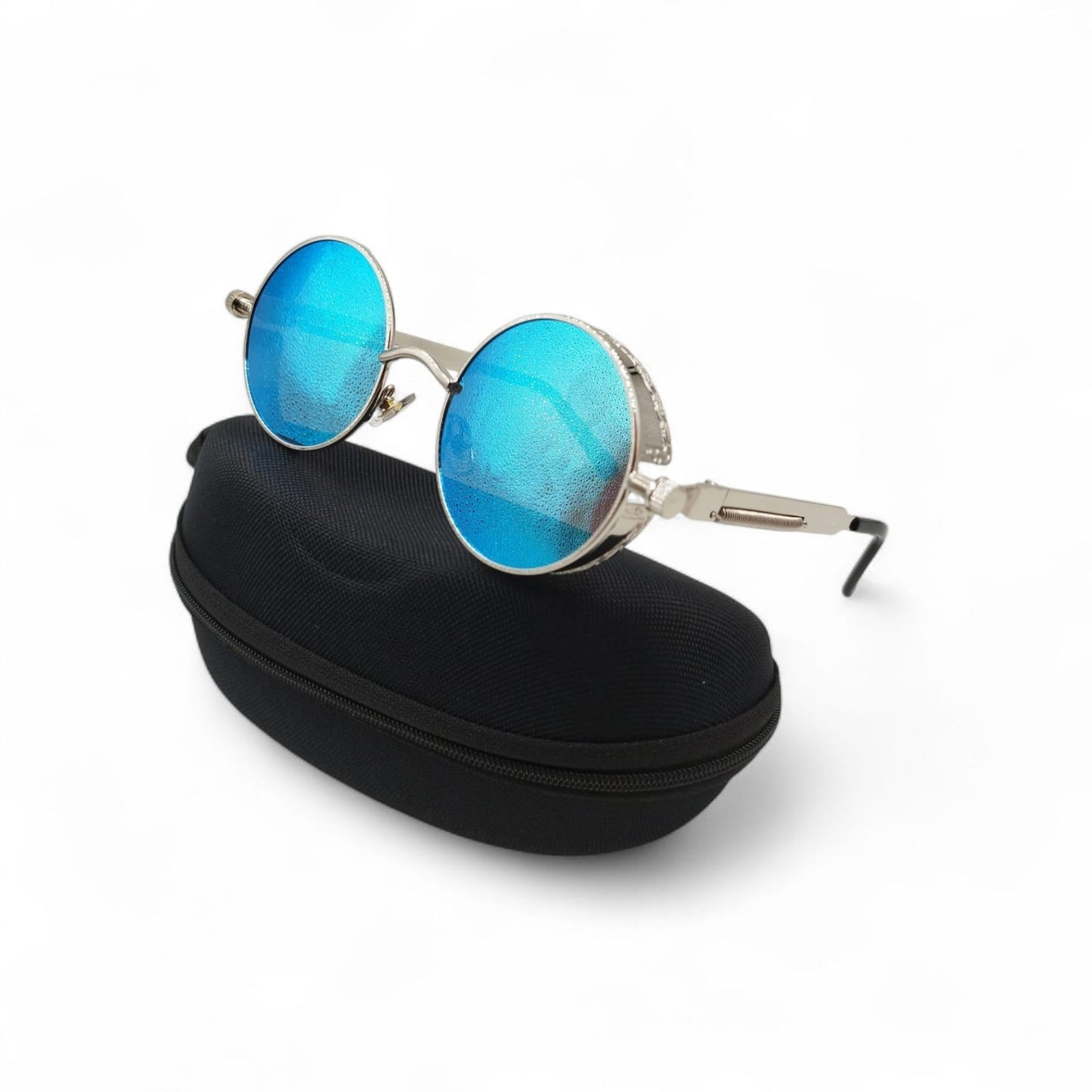 Gafas De Sol Steampunk Redondas + Estuche 🔥