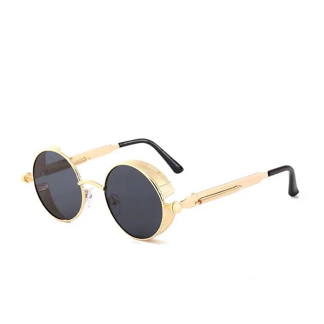 Gafas De Sol Steampunk Redondas + Estuche 🔥