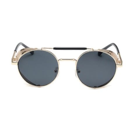 Gafas De Sol Goth Negro Dorado