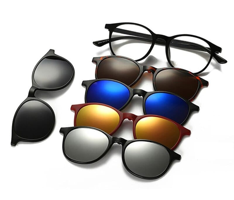 Lentes Gafas 5 En 1 Ref 2245 Magnéticas