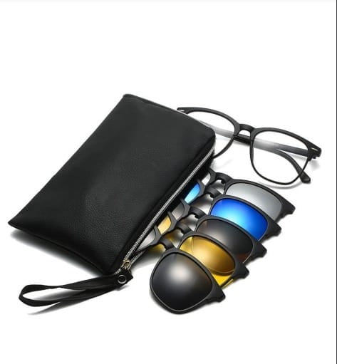 Lentes Gafas 5 En 1 Ref 2332 Magnéticas