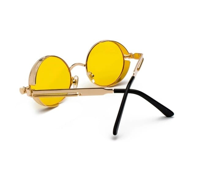 Gafas De Sol Steampunk Redondas + Estuche 🔥