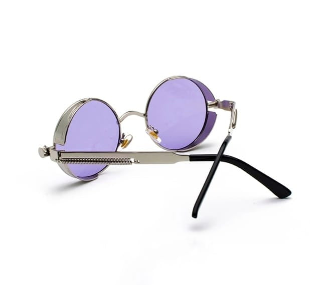 Gafas De Sol Steampunk Redondas + Estuche 🔥
