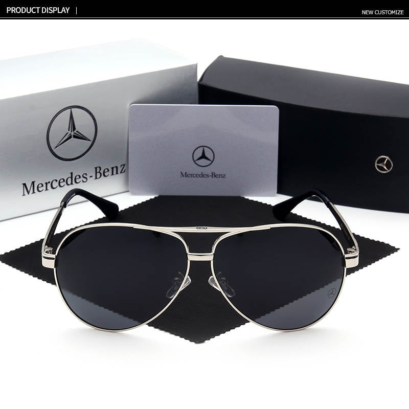 Gafas De Sol Mercedes Benz Black Silver Polarizadas