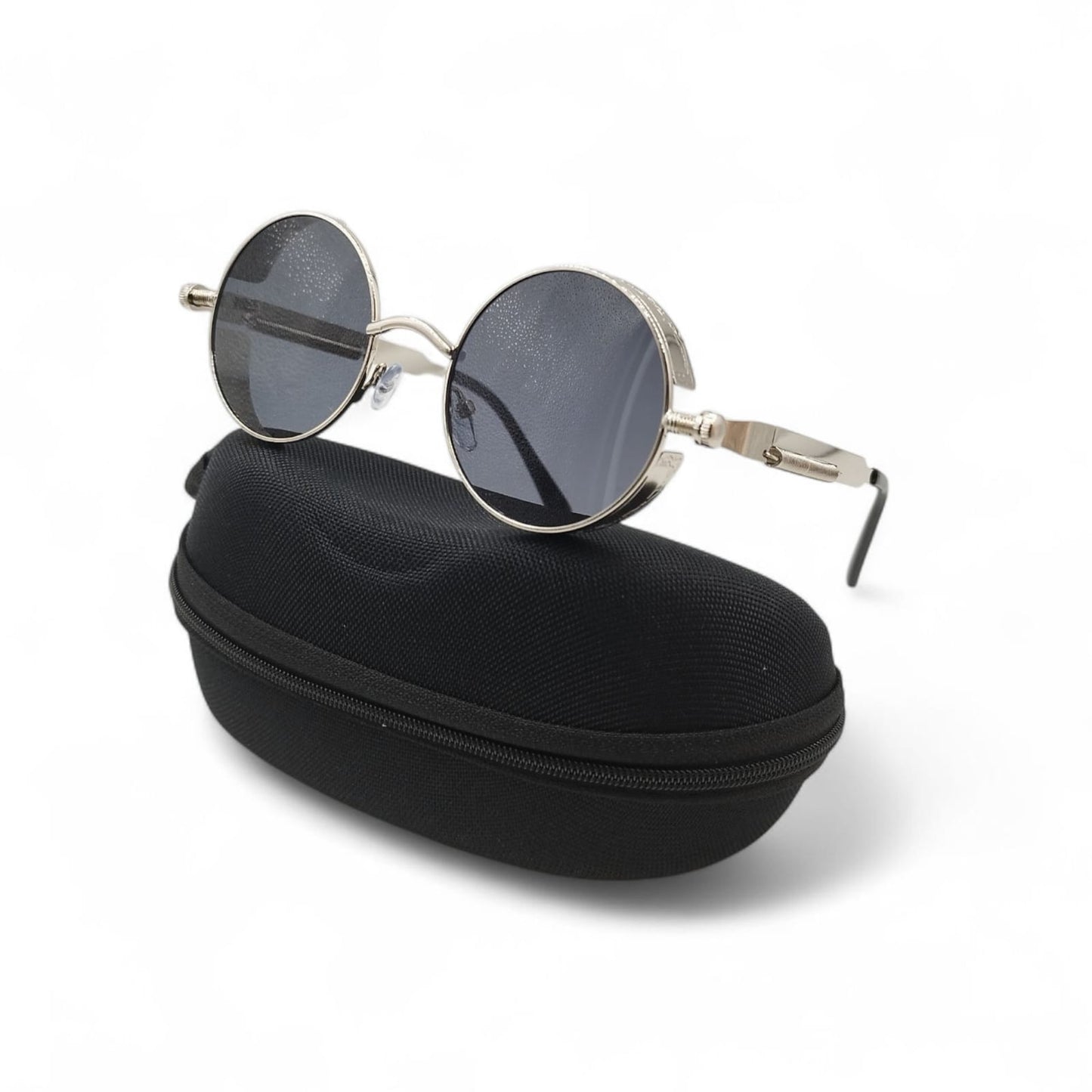 Gafas De Sol Steampunk Redondas + Estuche 🔥