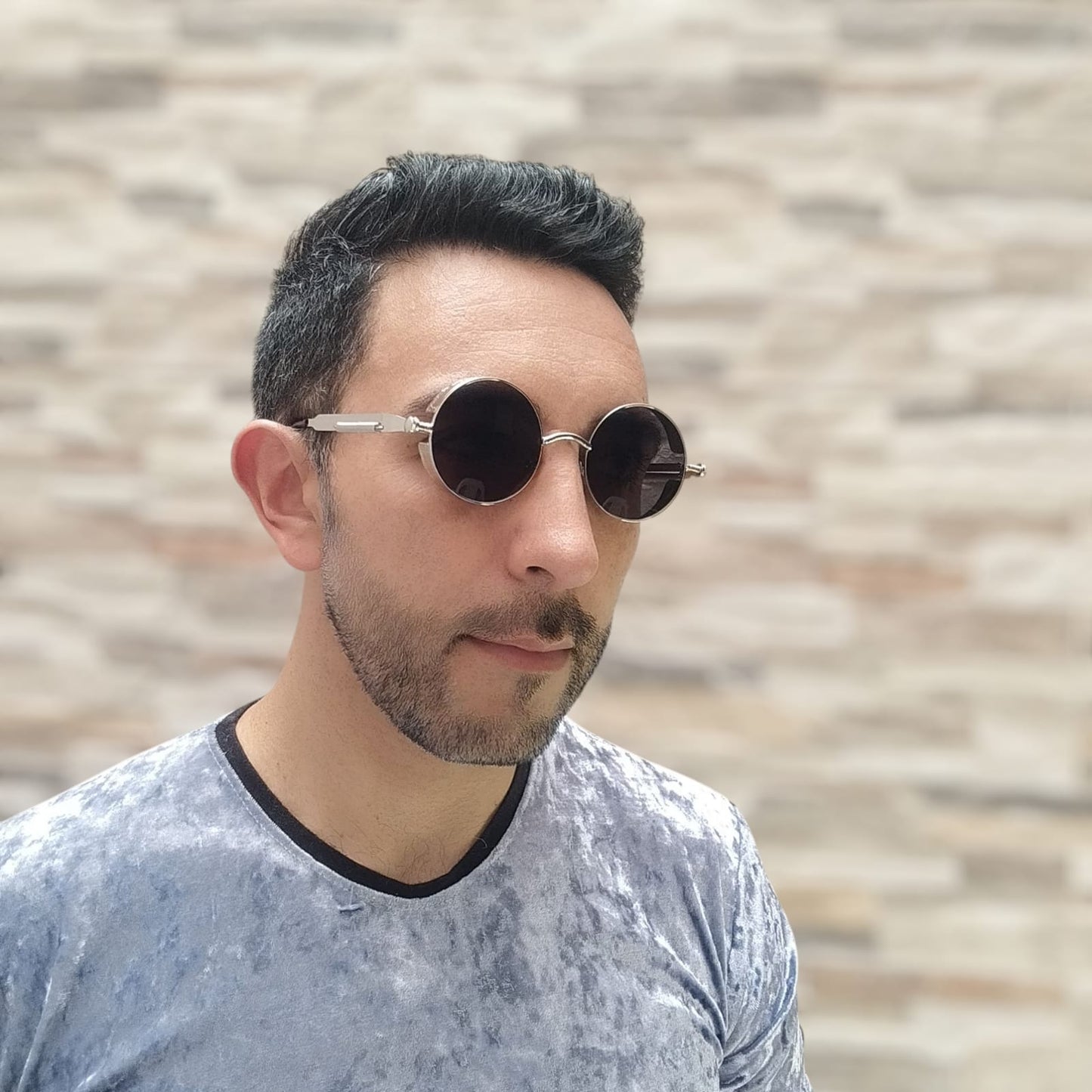 Gafas De Sol Steampunk Redondas + Estuche 🔥