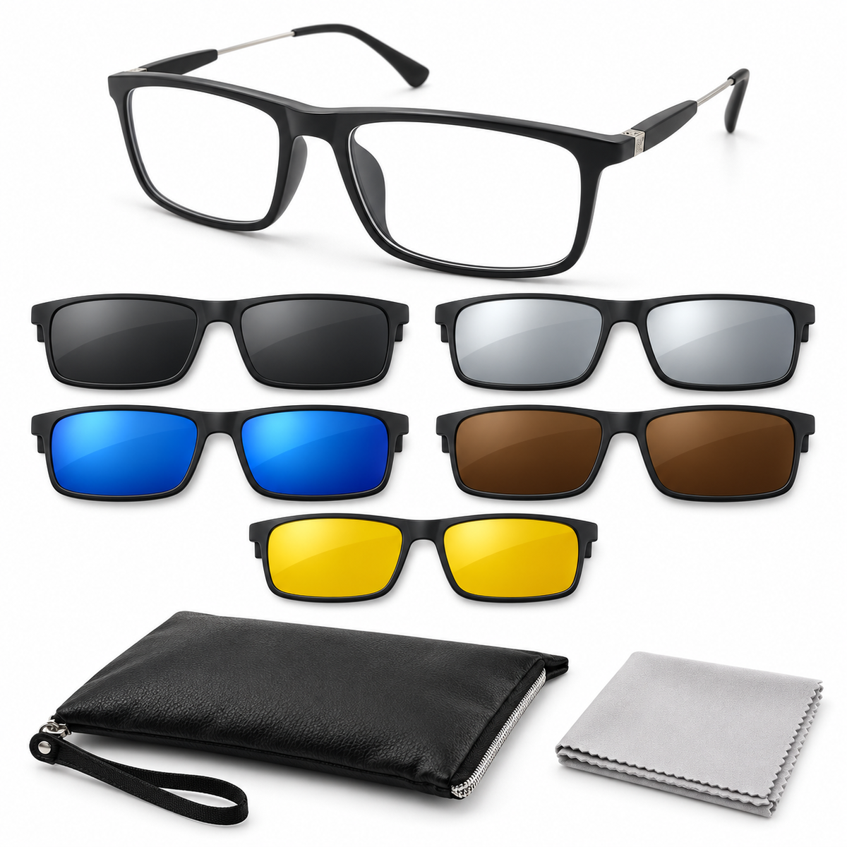 Gafas 5 en 1 Magnéticas