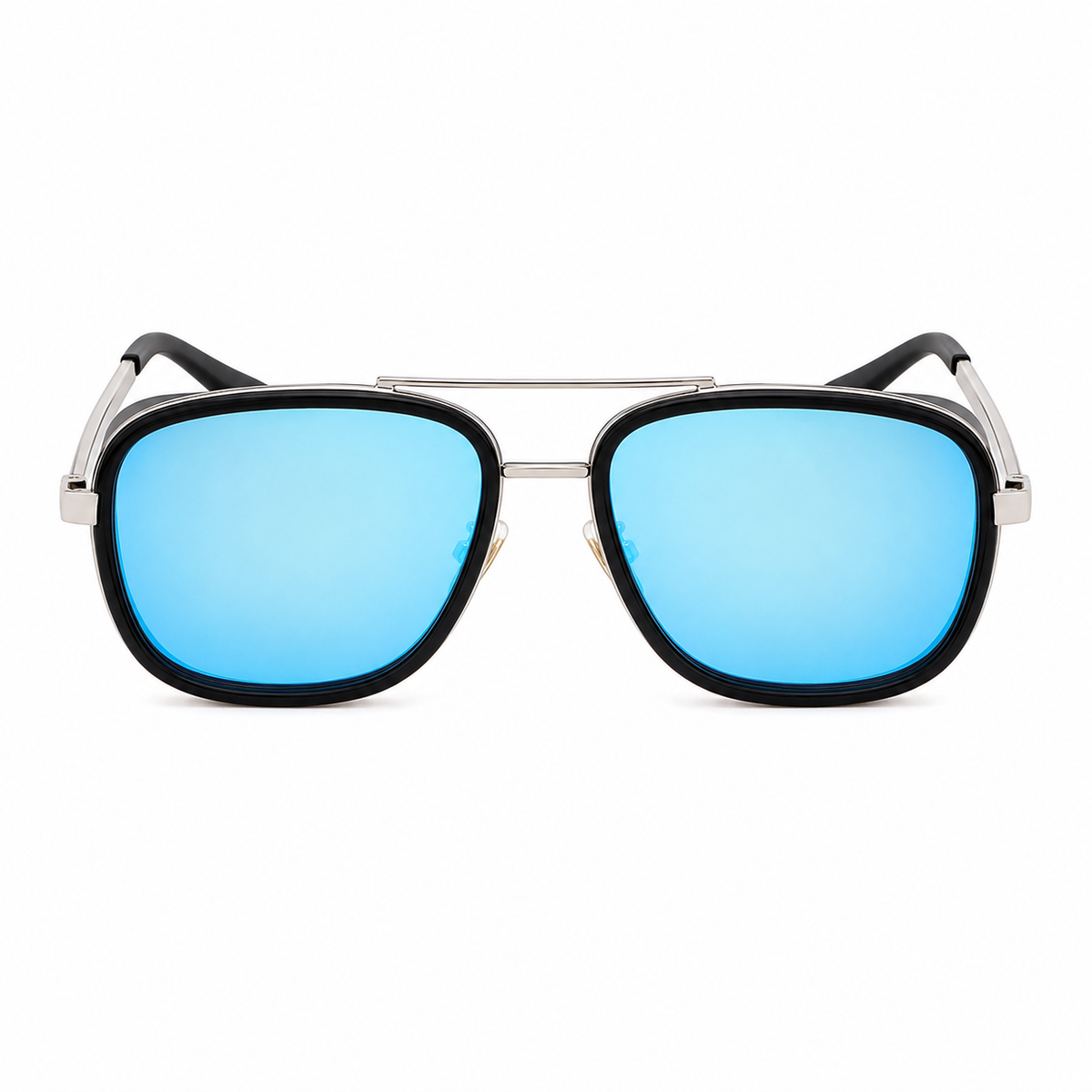 Gafas de Sol Retro Aviador con Protección Lateral y Estuche