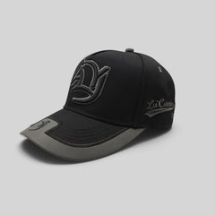 Negro borde gris