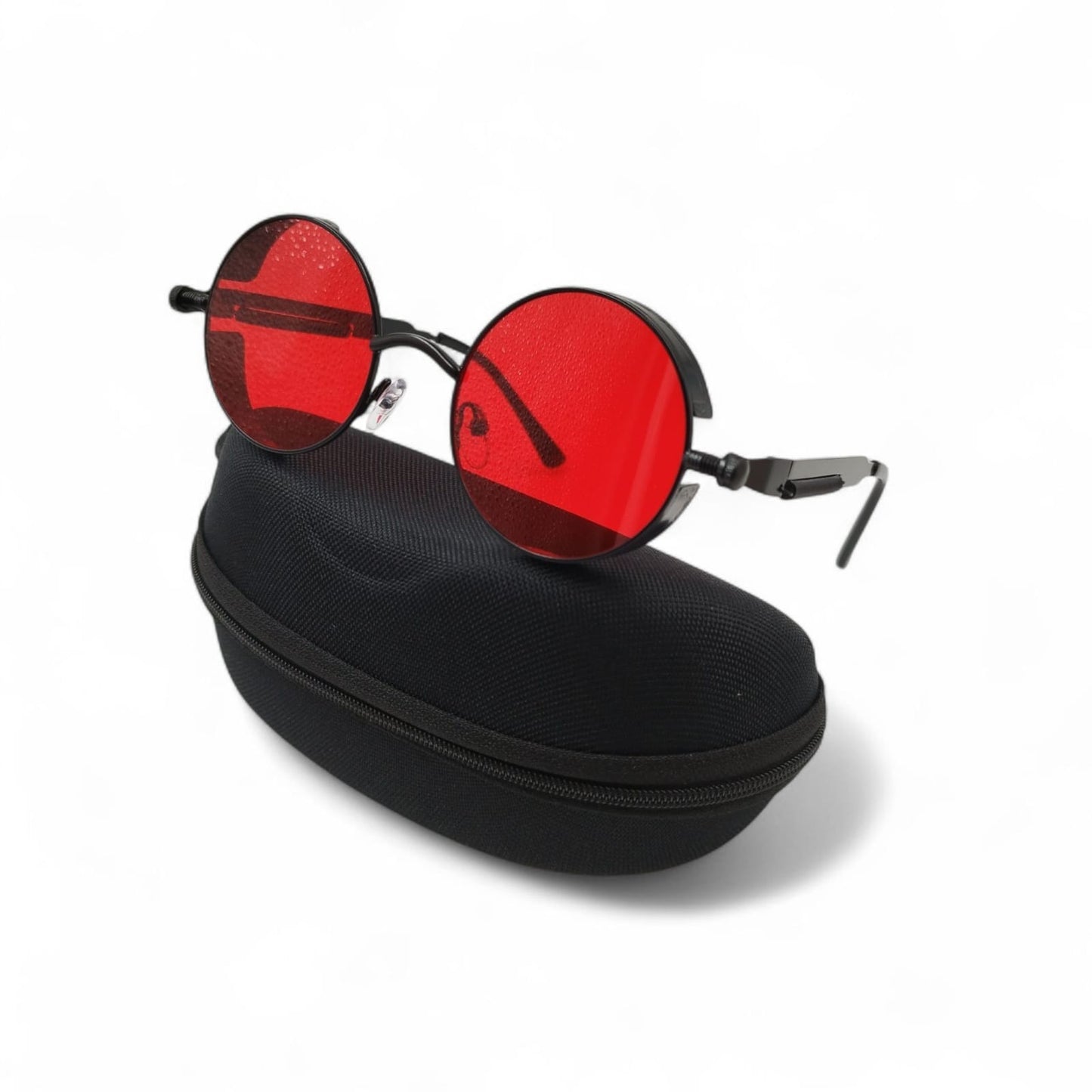 Gafas De Sol Steampunk Redondas + Estuche 🔥