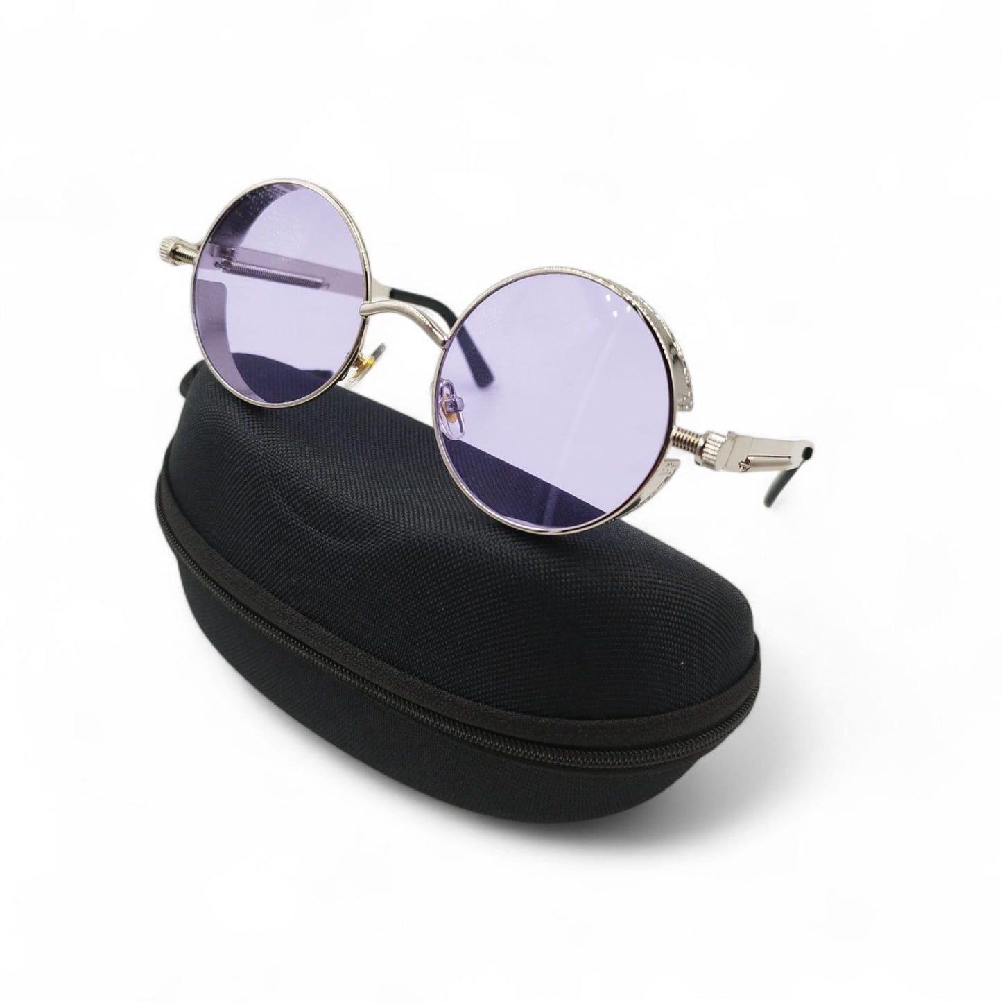 Gafas De Sol Steampunk Redondas + Estuche 🔥